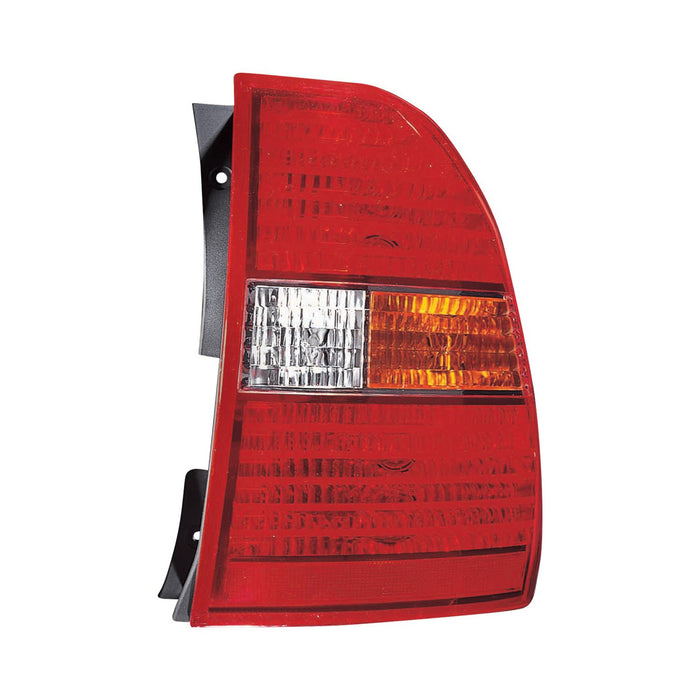 2005-2010 Kia Sportage Passenger Side Tail Light Assembly Orange/Clear Center - KI2801127-Partify-Painted-Replacement-Body-Parts