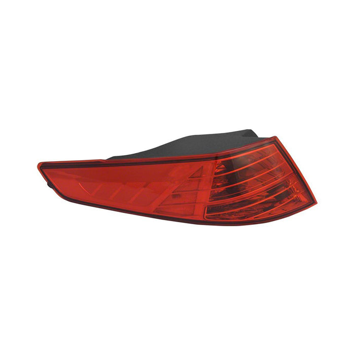 2012-2013 Kia Optima Driver Side Tail Light Assembly Halogen Usa Built Outer - KI2804108-Partify-Painted-Replacement-Body-Parts