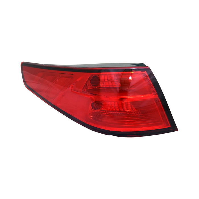 2014-2015 Kia Optima Driver Side Tail Light Assembly Bulb Type Usa Built Outer - KI2804114-Partify-Painted-Replacement-Body-Parts