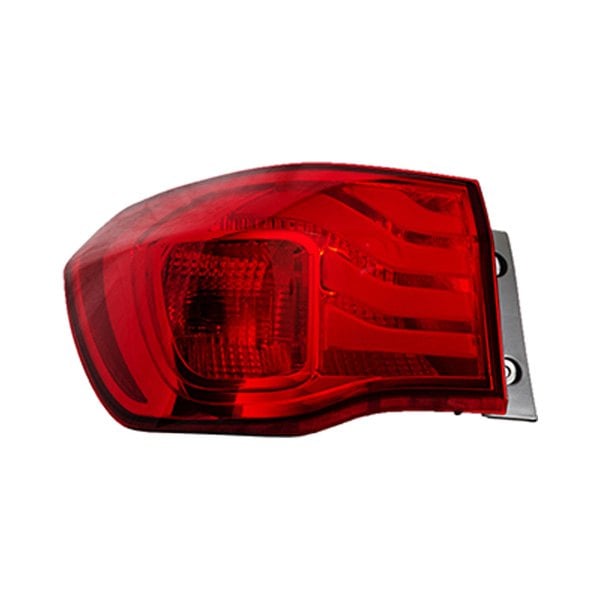 2011-2013 Kia Forte Driver Side Tail Light Assembly Outer Hatchback - KI2804122-Partify-Painted-Replacement-Body-Parts