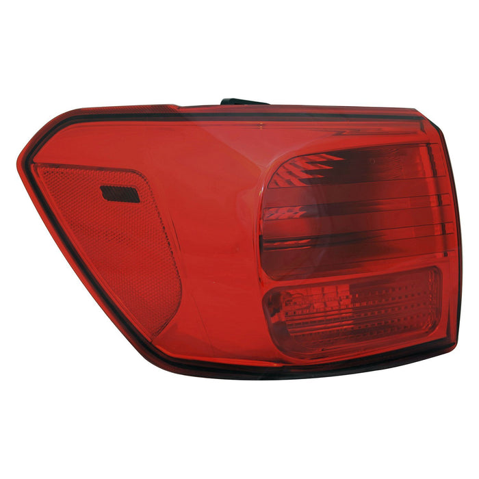 2016-2018 Kia Sedona Driver Side Tail Light Assembly Bulb Type Outer - KI2804144-Partify-Painted-Replacement-Body-Parts