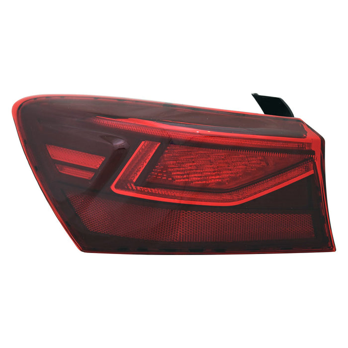 2019-2021 Kia Forte EX/EX Limited/EX Premium/EX+/S Driver Side Tail Light Assembly Halogen Outer Sedan - KI2804158-Partify-Painted-Replacement-Body-Parts