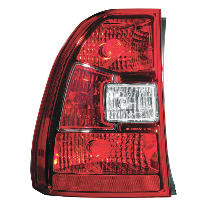 2009-2010 Kia Sportage Passenger Side Tail Light Housing Red/Clear Center Includes Lens - KI2819100-Partify-Painted-Replacement-Body-Parts