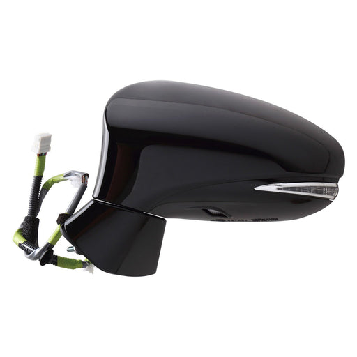 2013 Lexus GS350/GS450h Driver Side Door Mirror W/Blind Spot Detection W/O Auto Dimming Assembly - LX1320147-Partify-Painted-Replacement-Body-Parts