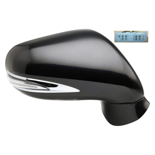 2009-2013 Lexus IS250 Passenger Side Door Mirror Power W/Signal Lamp W/Puddle Lamp W/O Luxury/Sport Pkg Assembly - LX1321111-Partify-Painted-Replacement-Body-Parts