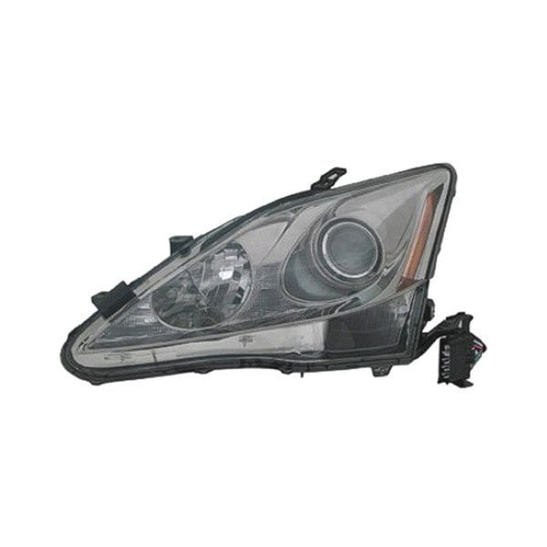 2006-2008 Lexus IS250 Driver Side Headlight Assembly W/O Auto Leveling Lamps Composite - LX2502132-Partify-Painted-Replacement-Body-Parts
