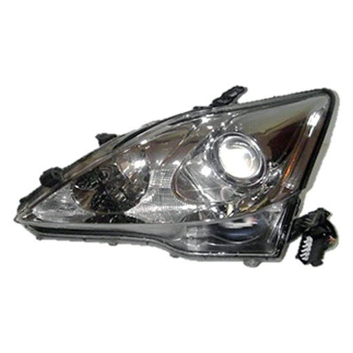 2006-2008 Lexus IS250 Driver Side Headlight Assembly W/Auto Leveling Lamps Composite - LX2502133-Partify-Painted-Replacement-Body-Parts