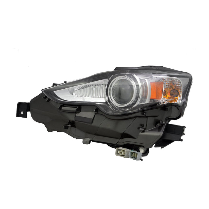 2014-2016 Lexus IS200t/IS250/IS300/IS350 Driver Side Headlight Assembly Hid Composite - LX2502157-Partify-Painted-Replacement-Body-Parts