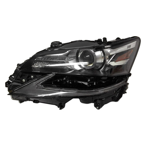 2016-2019 Lexus GS200t/GS350/GS450h Driver Side Headlight Assembly Led Projector Type W/O Auto High Beam Control Composite - LX2502169-Partify-Painted-Replacement-Body-Parts
