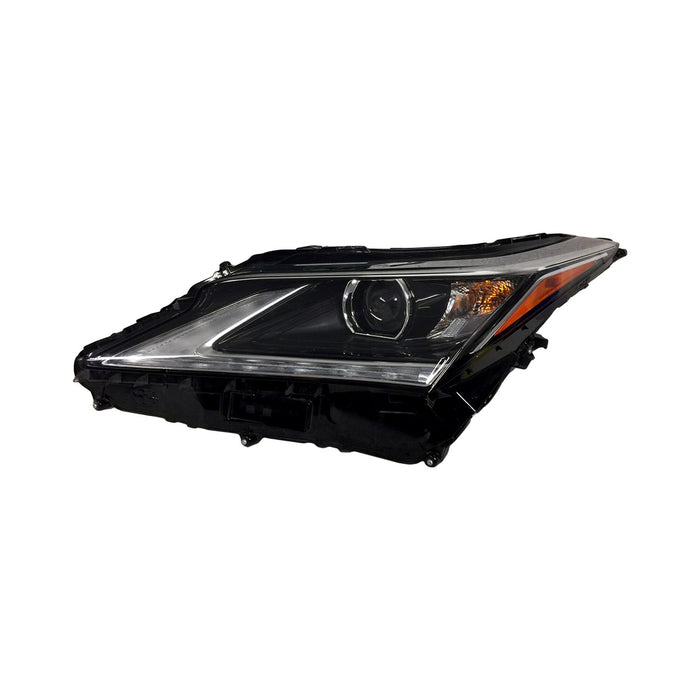 2016-2019 Lexus RX350/RX350L/RX450h Driver Side Headlight Assembly Projector Type Canada Built W/O Adaptive Headlamps W/Cold Climate Spec Composite - LX2502175-Partify-Painted-Replacement-Body-Parts