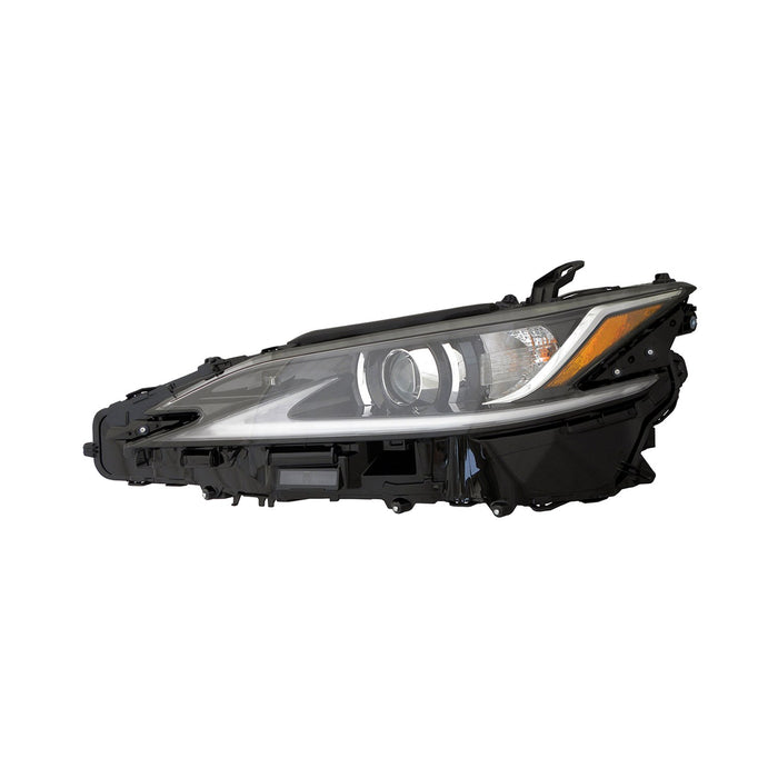 2019-2021 Lexus ES350 Driver Side Headlight Assembly W/O Led Signal Lamp North America Built Composite - LX2502183-Partify-Painted-Replacement-Body-Parts