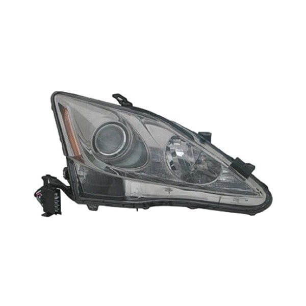 2006-2008 Lexus IS250 Passenger Side Headlight Assembly W/O Auto Leveling Lamps Composite - LX2503132-Partify-Painted-Replacement-Body-Parts