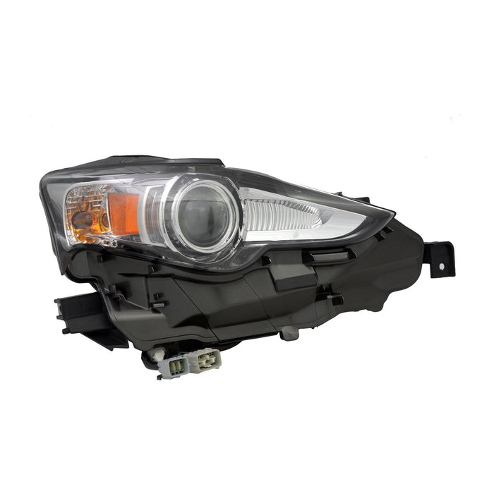 2014-2016 Lexus IS200t/IS250/IS300/IS350 Passenger Side Headlight Assembly Hid Composite - LX2503157-Partify-Painted-Replacement-Body-Parts