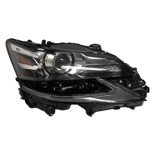 2016-2019 Lexus GS200t/GS350/GS450h Passenger Side Headlight Assembly Led Projector Type W/O Auto High Beam Control Composite - LX2503169-Partify-Painted-Replacement-Body-Parts