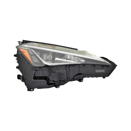2019-2022 Lexus UX200/UX250h Passenger Side Headlight Assembly Single Beam W/O Fog Lamps Composite - LX2503184-Partify-Painted-Replacement-Body-Parts