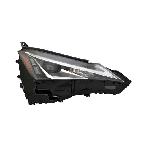 2019-2022 Lexus UX200/UX250h Passenger Side Headlight Assembly Single Beam W/Fog Lamps Composite - LX2503189-Partify-Painted-Replacement-Body-Parts