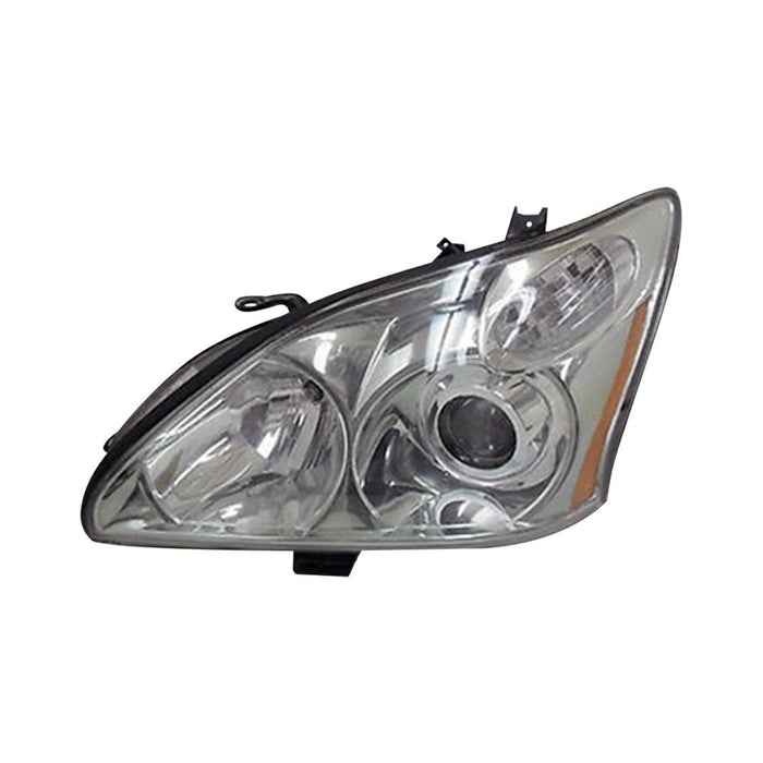 2004-2006 Lexus RX330/RX400h Driver Side Headlight Lens Housing W/Hid W/Afs Japan Built - LX2518103-Partify-Painted-Replacement-Body-Parts