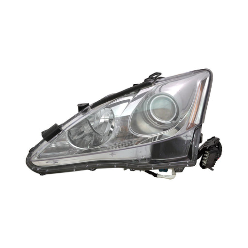 2011-2013 Lexus IS250/IS350 Driver Side Headlight Lens Housing Halogen - LX2518131-Partify-Painted-Replacement-Body-Parts