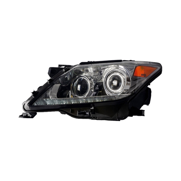 2013-2015 Lexus LX570 Driver Side Headlight Lens Housing Hid Chrome Bezel - LX2518137-Partify-Painted-Replacement-Body-Parts