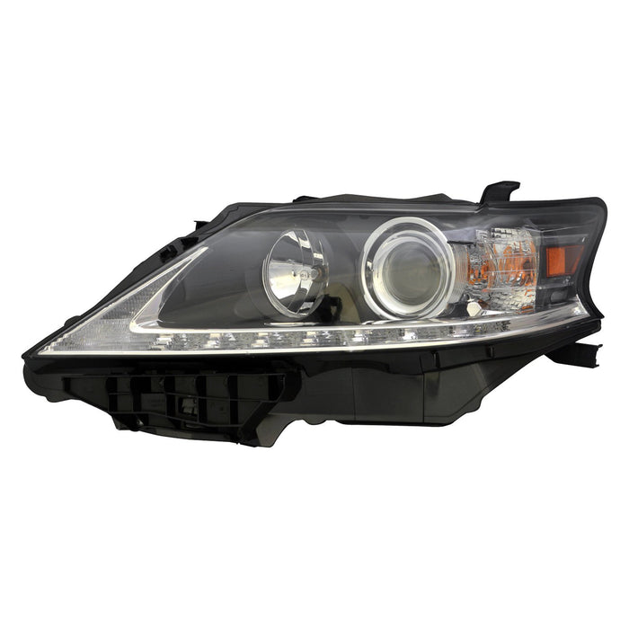 2013-2015 Lexus RX350/RX450h Driver Side Headlight Lens Housing Halogen Japan Built - LX2518138-Partify-Painted-Replacement-Body-Parts