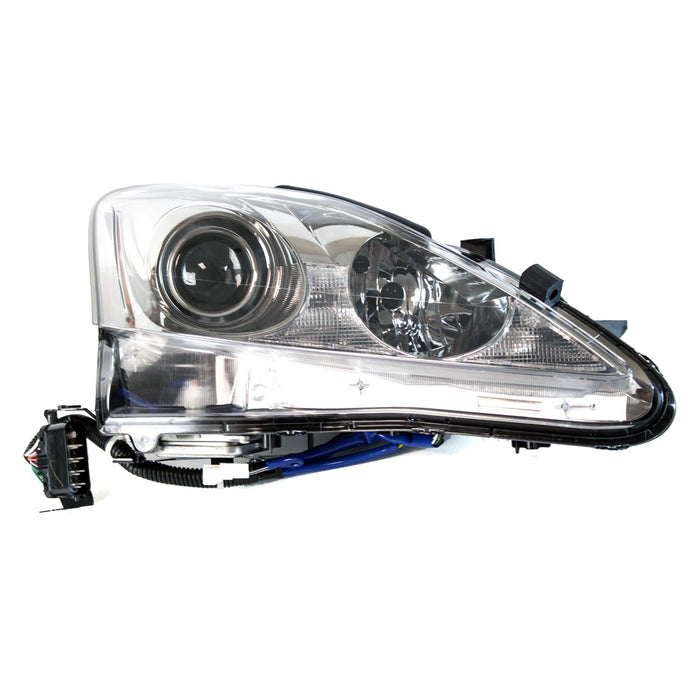 2009-2010 Lexus IS250/IS350 Passenger Side Headlight Lens Housing Hid - LX2519124-Partify-Painted-Replacement-Body-Parts