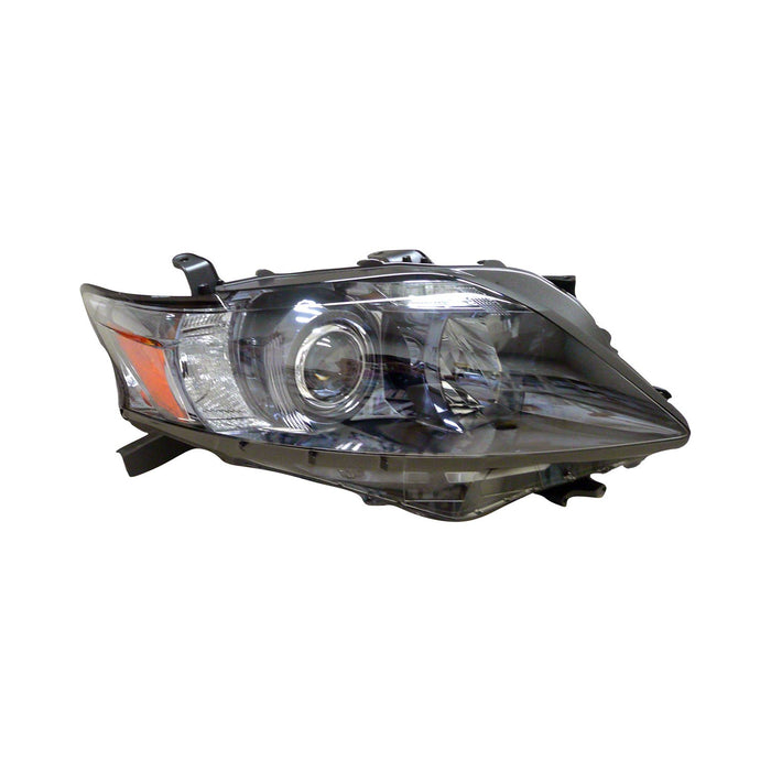 2010-2012 Lexus RX450h Passenger Side Headlight Lens Housing Halogen - LX2519129-Partify-Painted-Replacement-Body-Parts