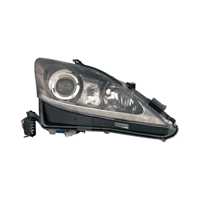 2011 Lexus IS350 Passenger Side Headlight Lens Housing Hid - LX2519133-Partify-Painted-Replacement-Body-Parts