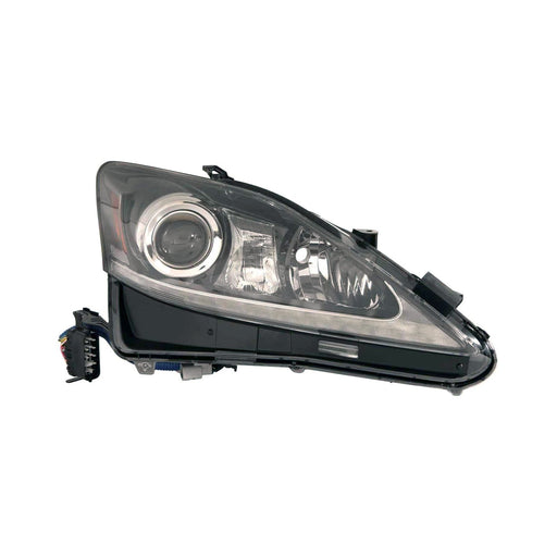 2011 Lexus IS350 Passenger Side Headlight Lens Housing Hid - LX2519133-Partify-Painted-Replacement-Body-Parts