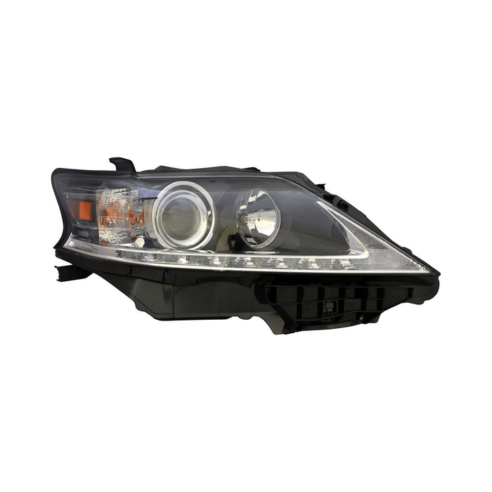 2013-2015 Lexus RX350/RX450h Passenger Side Headlight Lens Housing Halogen Japan Built - LX2519138-Partify-Painted-Replacement-Body-Parts