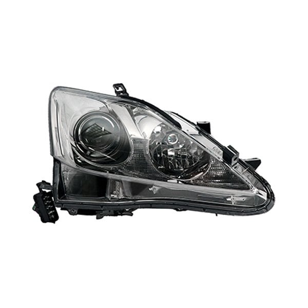 2010-2015 Lexus IS250/IS350 C Passenger Side Headlight Lens Housing W/O F Sport Pkg W/O Auto Leveling - LX2519162-Partify-Painted-Replacement-Body-Parts