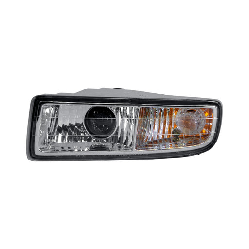 1998-2000 Lexus LX470 Front Driver Side Turn Signal Light Includes Fog Lamp To 2/00 - LX2530104-Partify-Painted-Replacement-Body-Parts