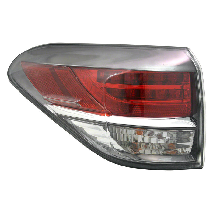 2013-2015 Lexus RX350 Driver Side Tail Light Assembly Canada Built Outer - LX2804112-Partify-Painted-Replacement-Body-Parts