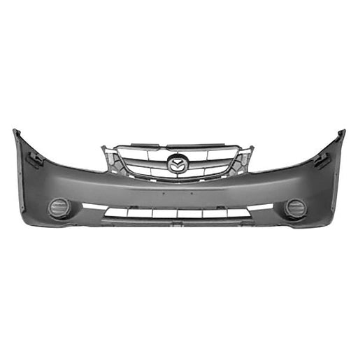 2001-2004 Mazda Tribute DX CAPA Certified Front Bumper W/O Fog Lamp Medium Titanium 3L V6 - MA1000172C-Partify-Painted-Replacement-Body-Parts
