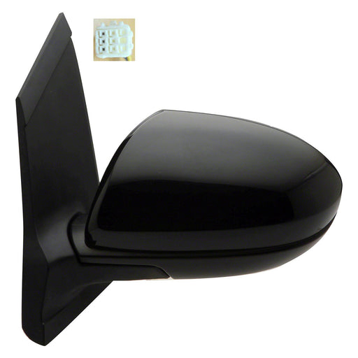 2011 Mazda 2 Driver Side Door Mirror Power Non-Heated W/Cover Assembly - MA1320171-Partify-Painted-Replacement-Body-Parts