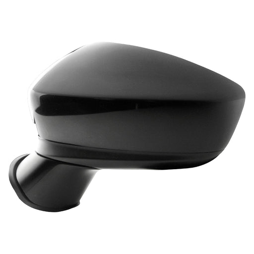 2014-2016 Mazda 3 Driver Side Door Mirror Mexico Built Non-Heated W/O Signal Lamp W/O Bsd Assembly - MA1320181-Partify-Painted-Replacement-Body-Parts