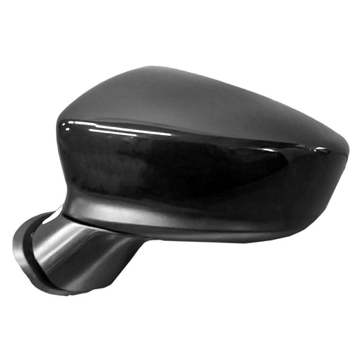 2017-2018 Mazda 3 Driver Side Door Mirror Japan Built Non-Heated W/O S/Lamp W/O Bsd W/Cover Assembly - MA1320183-Partify-Painted-Replacement-Body-Parts