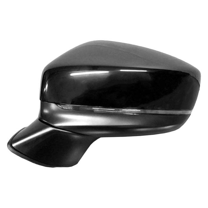 2017-2021 Mazda CX-5 Driver Side Door Mirror Man Folding Non-Heated W/Blind Spot Detection W/Cover Assembly - MA1320198-Partify-Painted-Replacement-Body-Parts