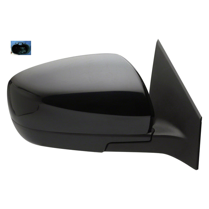 2010-2015 Mazda CX-9 Passenger Side Door Mirror Power Non-Heated Convex Glass W/O Signal Lamps - MA1321173-Partify-Painted-Replacement-Body-Parts