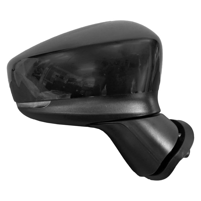 2017-2018 Mazda 3 Passenger Side Door Mirror Japan Built Non-Heated W/S/Lamp W/Bsd W/Cover Assembly - MA1321224-Partify-Painted-Replacement-Body-Parts