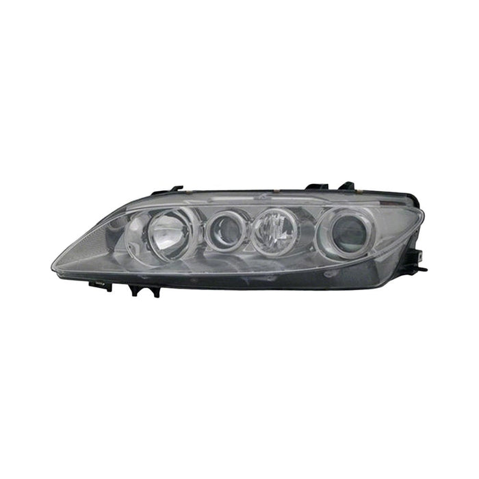 2003-2005 Mazda 6 Driver Side Headlight Assembly W/Fog Lamps Type 2 Lens & Body Composite - MA2502129-Partify-Painted-Replacement-Body-Parts