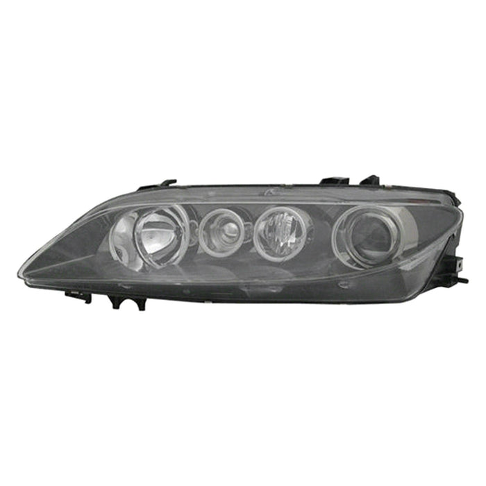 2006-2008 Mazda 6 Driver Side Headlight Assembly Standard Type W/Halogen Composite - MA2502134-Partify-Painted-Replacement-Body-Parts