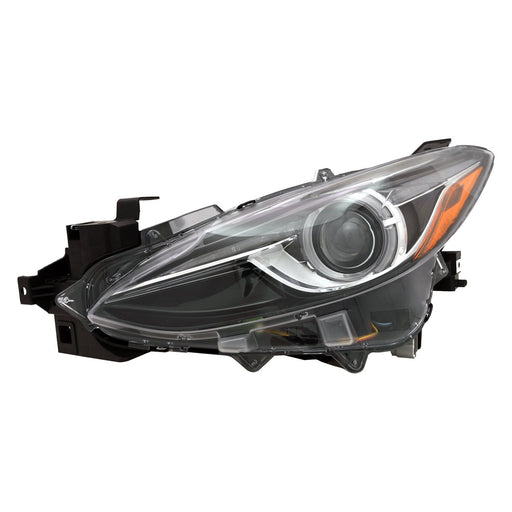 2014-2018 Mazda 3 Driver Side Headlight Assembly Hid W/O Auto Level Control Composite - MA2502145-Partify-Painted-Replacement-Body-Parts