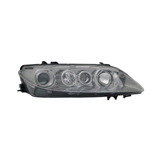 2003-2005 Mazda 6 Passenger Side Headlight Assembly W/Fog Lamps Type 2 Lens & Body Composite - MA2503129-Partify-Painted-Replacement-Body-Parts