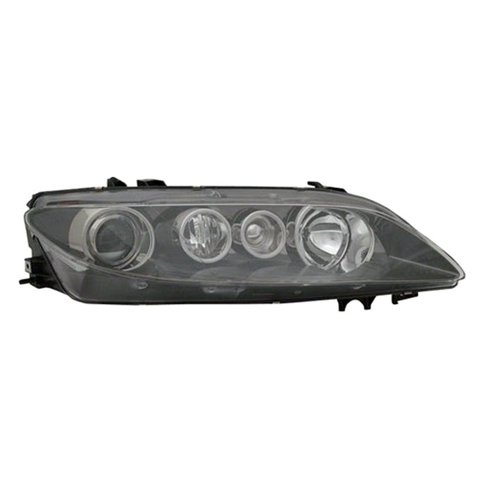 2006-2008 Mazda 6 Passenger Side Headlight Assembly Standard Type W/Halogen Composite - MA2503134-Partify-Painted-Replacement-Body-Parts