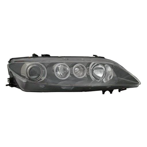 2006-2008 Mazda 6 Passenger Side Headlight Assembly Standard Type W/Halogen Composite - MA2503134-Partify-Painted-Replacement-Body-Parts