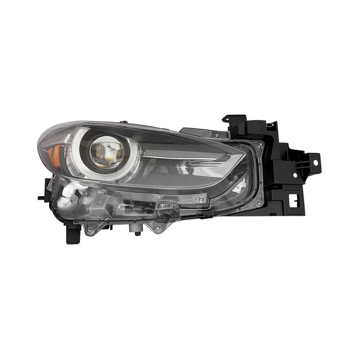 2017-2018 Mazda 3 Passenger Side Headlight Assembly Led W/Auto Level Control Composite - MA2503150-Partify-Painted-Replacement-Body-Parts