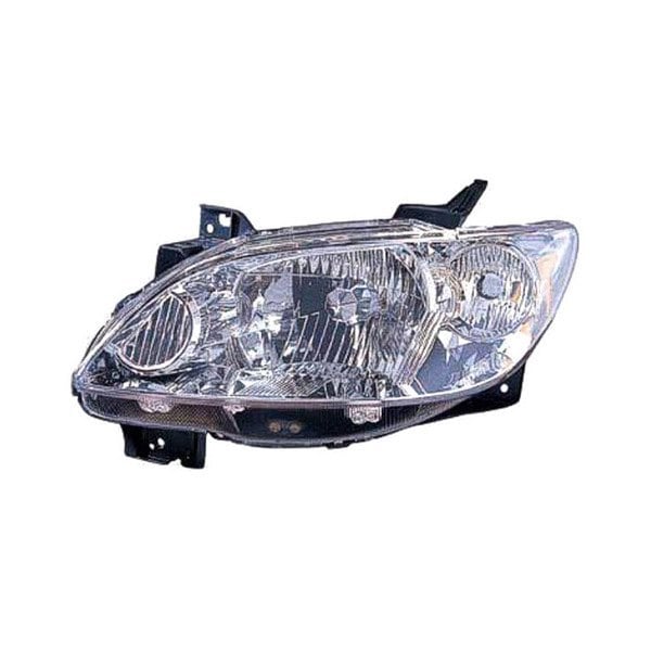 2004-2006 Mazda MPV Driver Side Headlight Lens Housing W/O Rocker Moldings - MA2518111-Partify-Painted-Replacement-Body-Parts