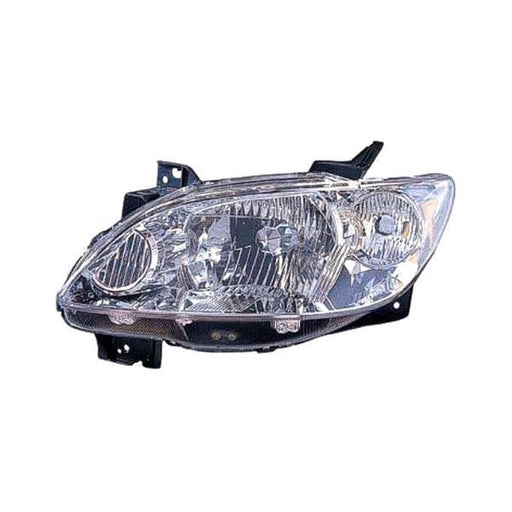 2004-2006 Mazda MPV Driver Side Headlight Lens Housing W/O Rocker Moldings - MA2518111-Partify-Painted-Replacement-Body-Parts