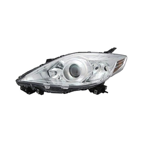 2008-2010 Mazda 5 Driver Side Headlight Lens Housing Halogen W/Chrome Bezel - MA2518124-Partify-Painted-Replacement-Body-Parts