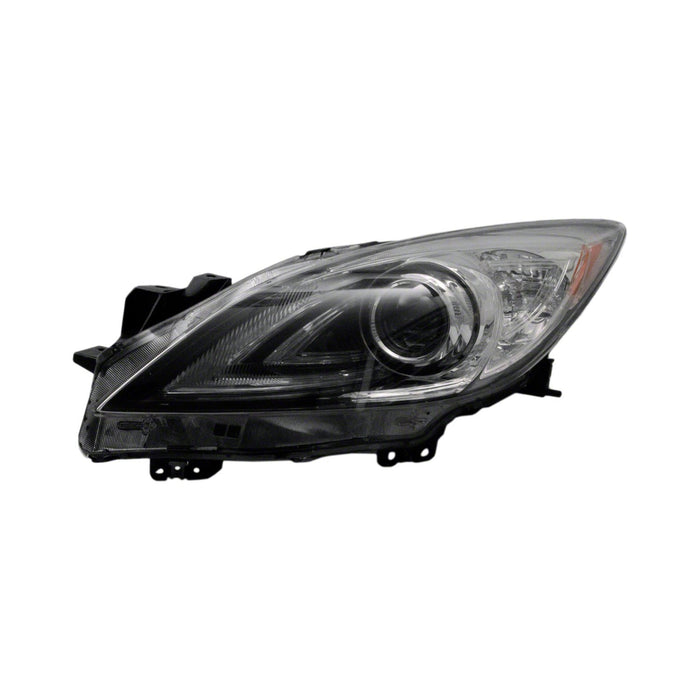 2010-2011 Mazda 3 Driver Side Headlight Lens Housing Hid W/Auto Level Control W/Drl - MA2518136-Partify-Painted-Replacement-Body-Parts